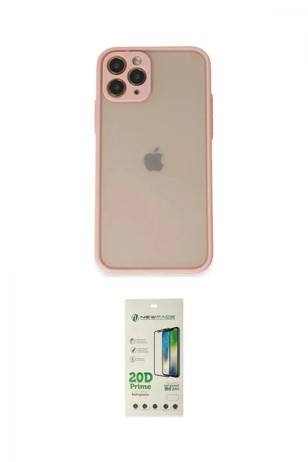 ieg™ iPhone 11 Pro Kılıf Ahenk Çizgi Serisi - Siyah 20D Premium Cam Ekran Koruyucu