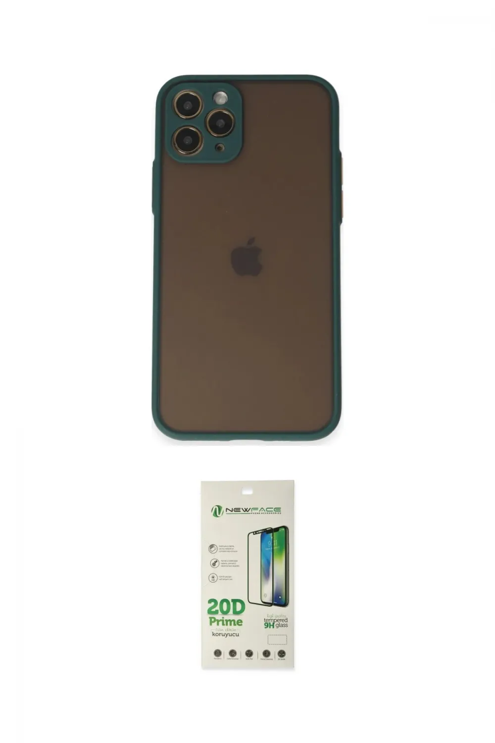 ieg™ iPhone 11 Pro Kılıf Ahenk Çizgi Serisi - Siyah 20D Premium Cam Ekran Koruyucu
