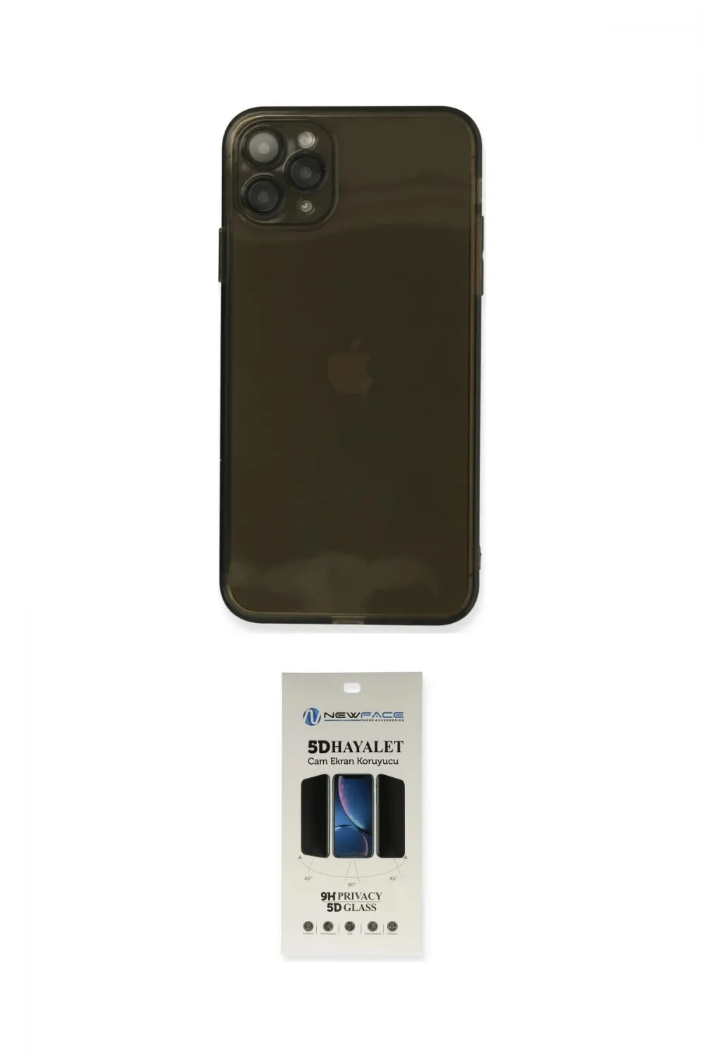 ieg™ iPhone 11 Pro Kılıf Ahenk Doku - Siyah 5D Hayalet Cam Ekran Koruyucu