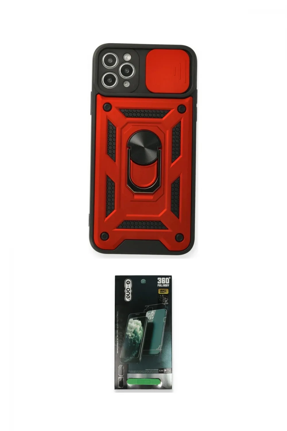 ieg™ iPhone 11 Pro Kılıf Ahenk Klasik - Şeffaf 360 Full Body Arka Koruyucu