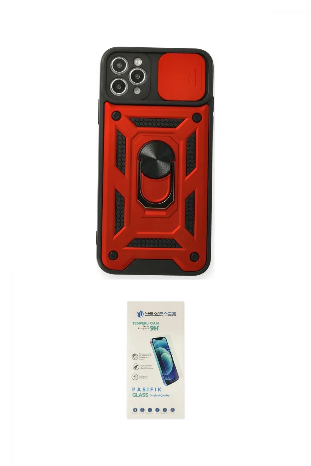ieg™ iPhone 11 Pro Kılıf Ahenk Klasik - Şeffaf Pasifik Cam Ekran Koruyucu