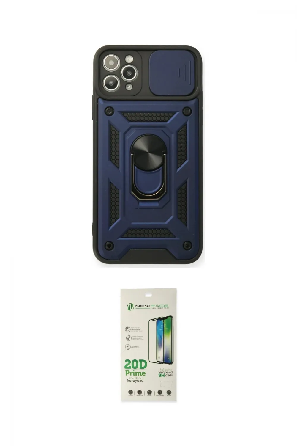 ieg™ iPhone 11 Pro Kılıf Ahenk Klasik - Siyah 20D Premium Cam Ekran Koruyucu