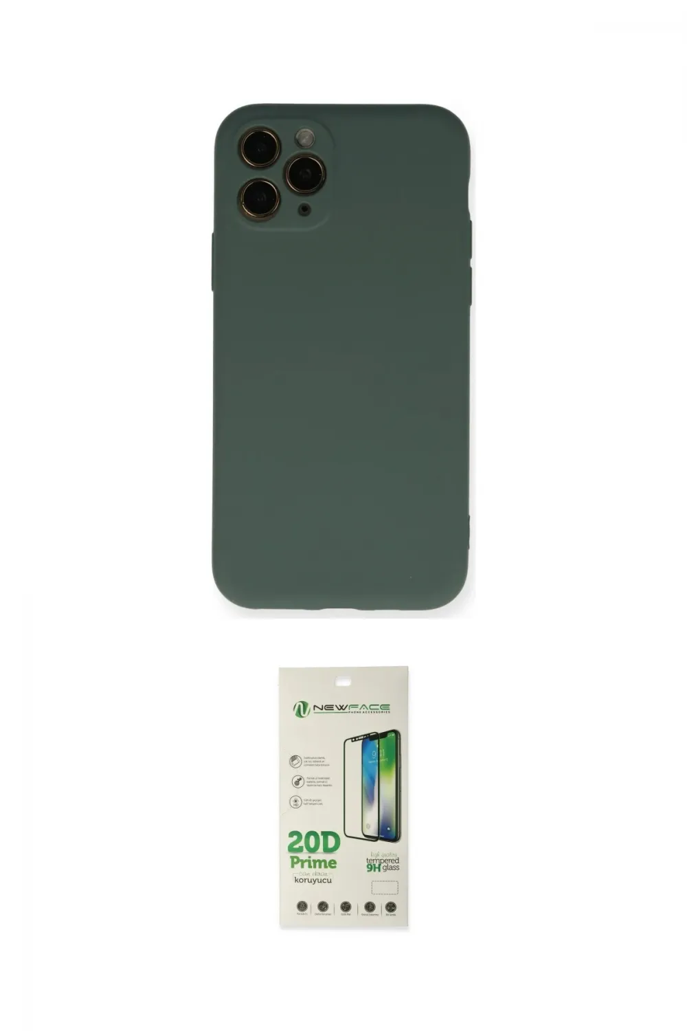 ieg™ iPhone 11 Pro Kılıf Ahenk Serisi - Siyah 20D Premium Cam Ekran Koruyucu