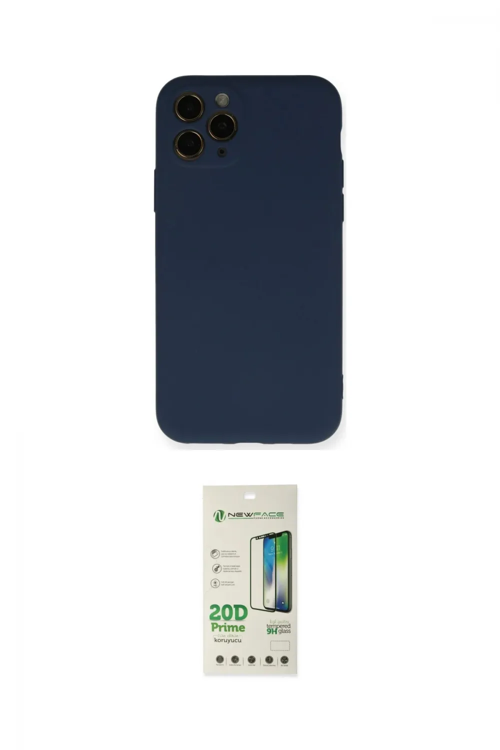 ieg™ iPhone 11 Pro Kılıf Ahenk Serisi - Siyah 20D Premium Cam Ekran Koruyucu