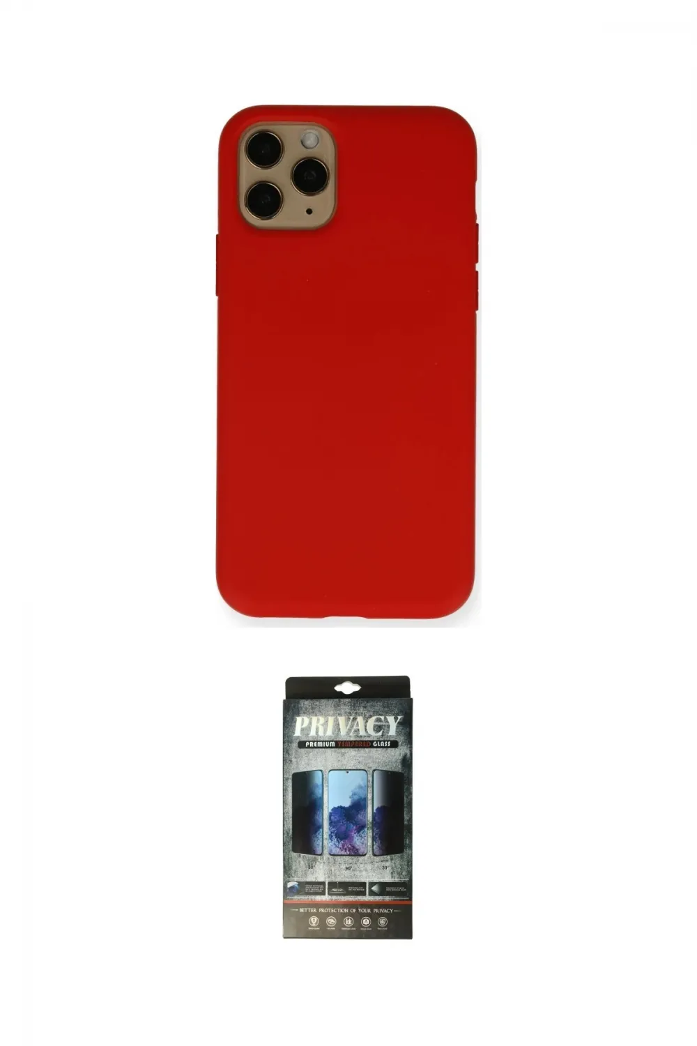 ieg™ iPhone 11 Pro Kılıf Ahenk Serisi - Siyah 34D Hayalet Izgaralı Cam
