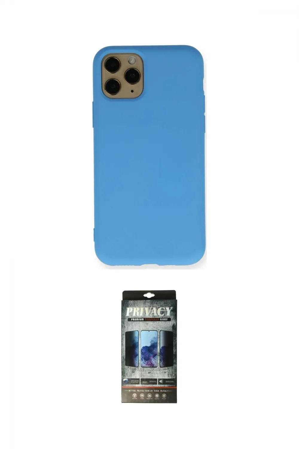 ieg™ iPhone 11 Pro Kılıf Ahenk Serisi - Siyah 34D Hayalet Izgaralı Cam