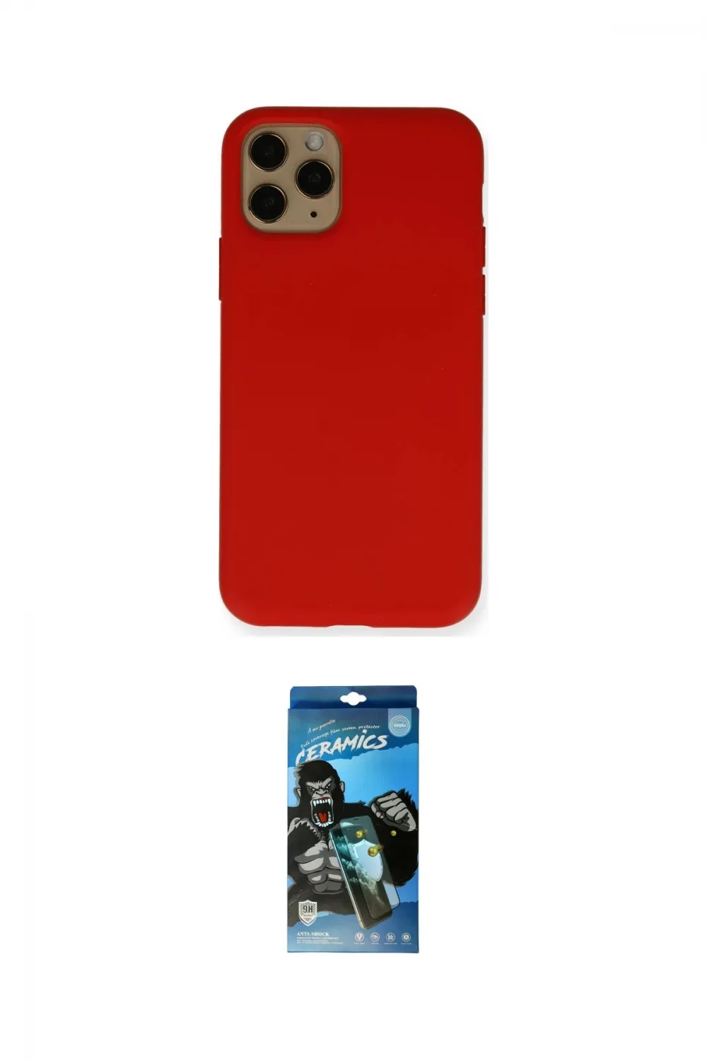 ieg™ iPhone 11 Pro Kılıf Ahenk Serisi - Siyah 34D Izgaralı Cam