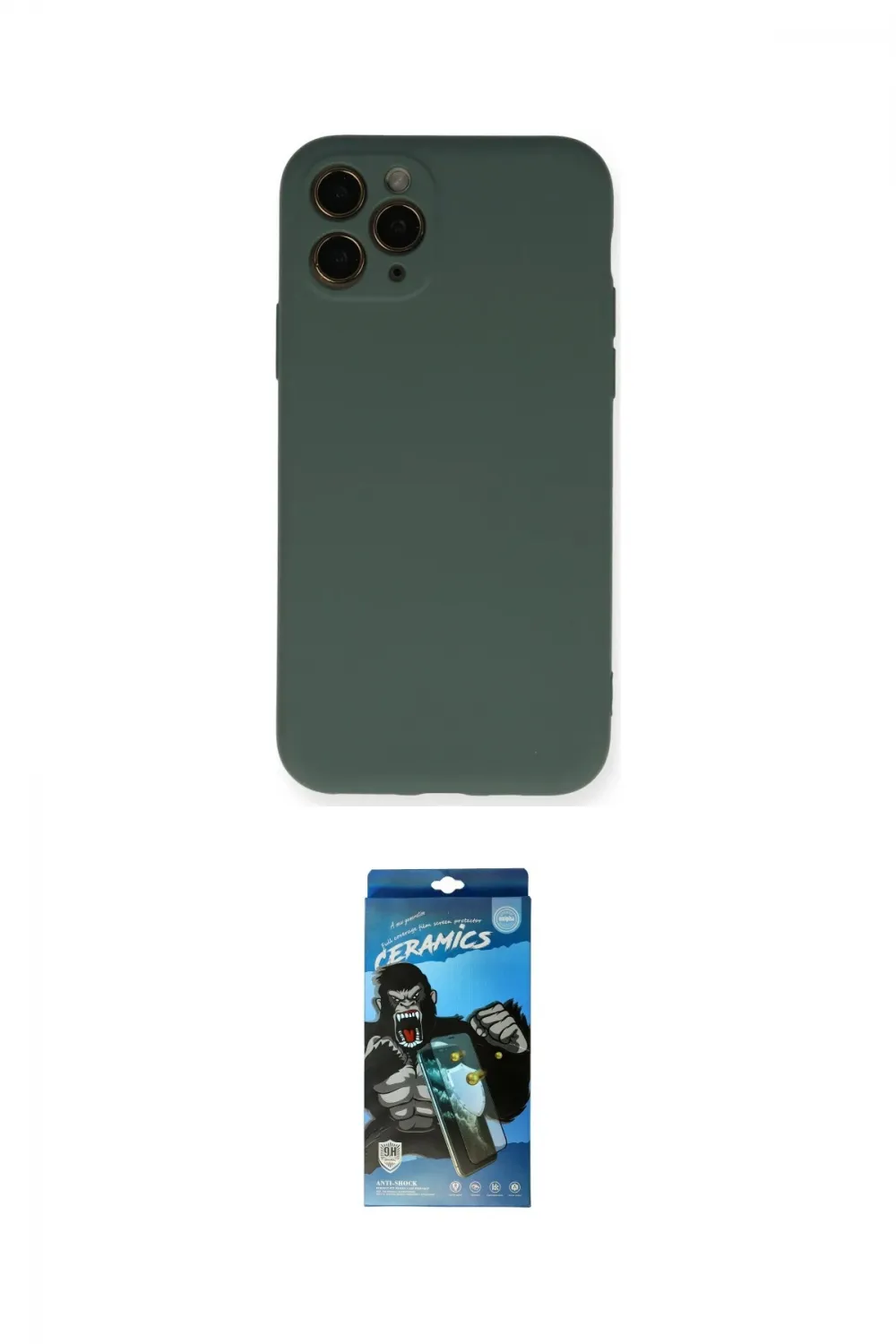 ieg™ iPhone 11 Pro Kılıf Ahenk Serisi - Siyah 34D Izgaralı Cam