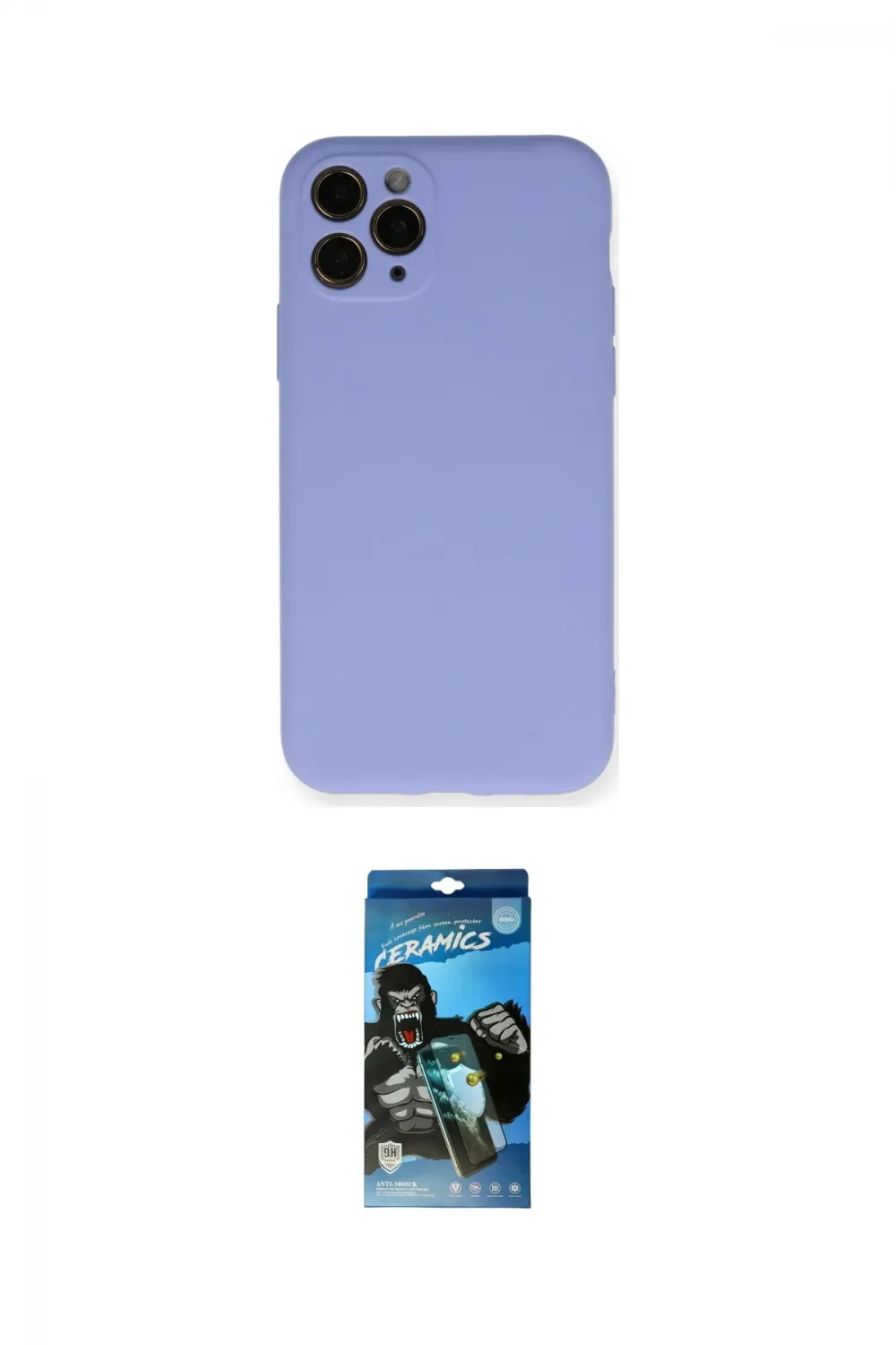 ieg™ iPhone 11 Pro Kılıf Ahenk Serisi - Siyah 34D Izgaralı Cam