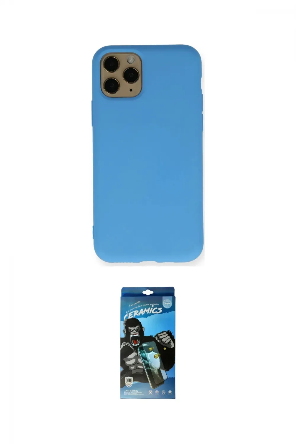 ieg™ iPhone 11 Pro Kılıf Ahenk Serisi - Siyah 34D Izgaralı Cam