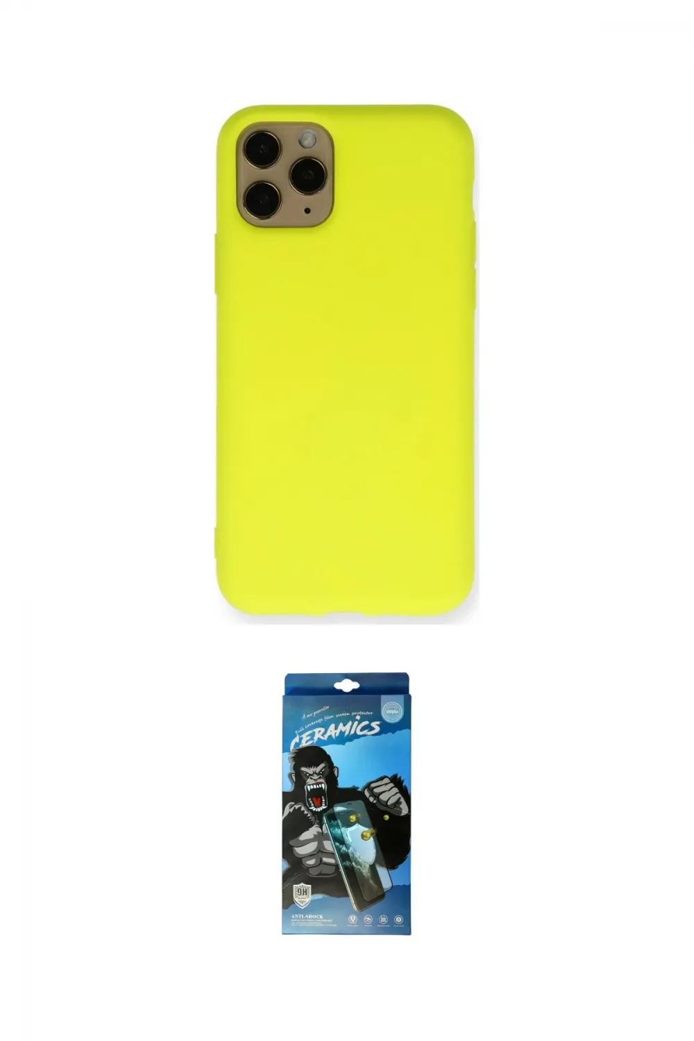 ieg™ iPhone 11 Pro Kılıf Ahenk Serisi - Siyah 34D Izgaralı Cam