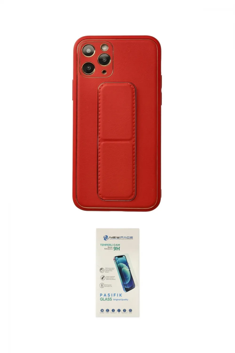 ieg™ iPhone 11 Pro Kılıf Akış Doku - Şeffaf Pasifik Cam Ekran Koruyucu