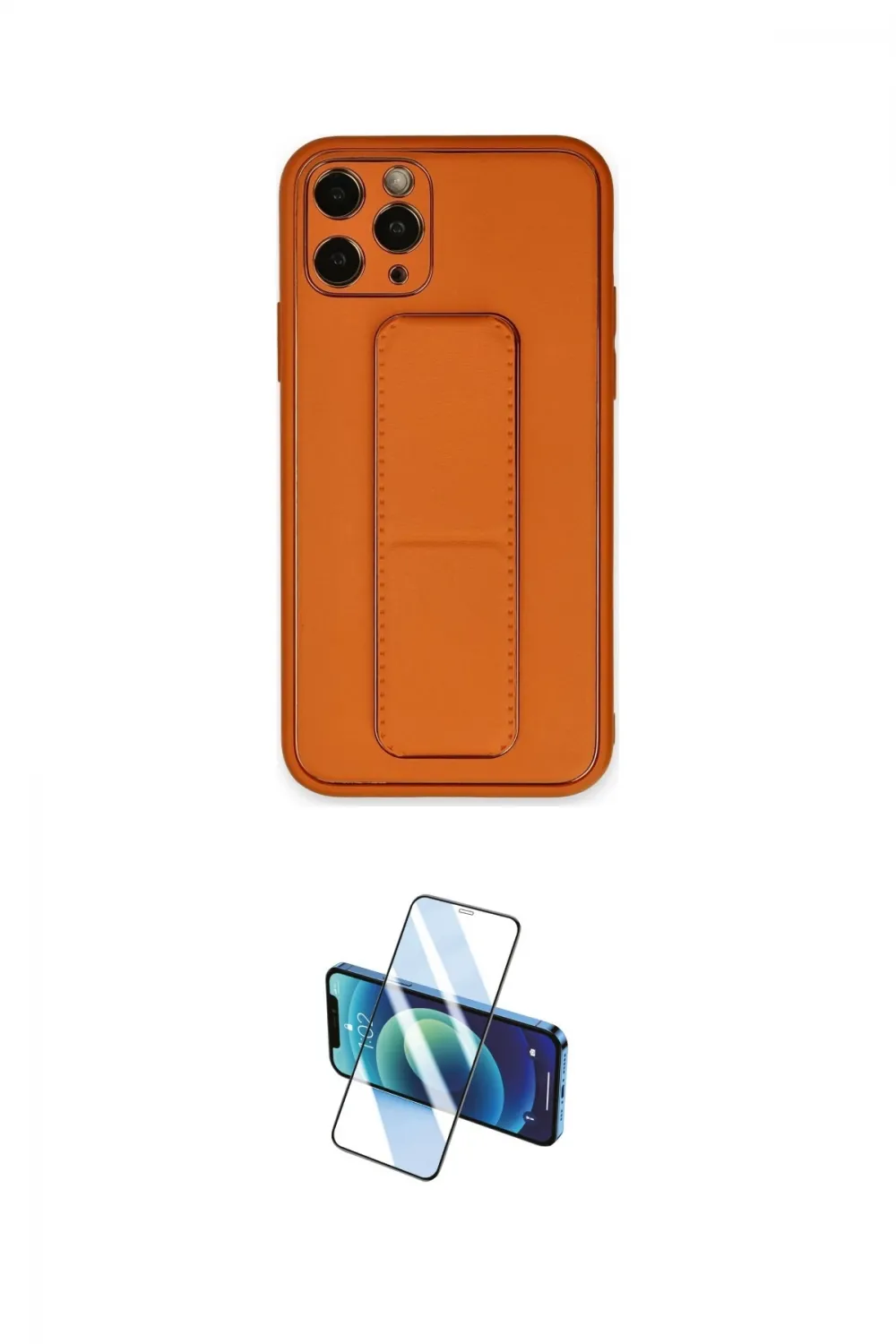 ieg™ iPhone 11 Pro Kılıf Akış Doku - Siyah 3D Antistatik Seramik Nano Ekran Koruyucu