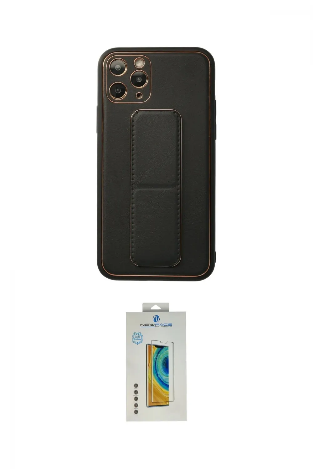 ieg™ iPhone 11 Pro Kılıf Akış Doku - Siyah Polymer Nano Ekran Koruyucu