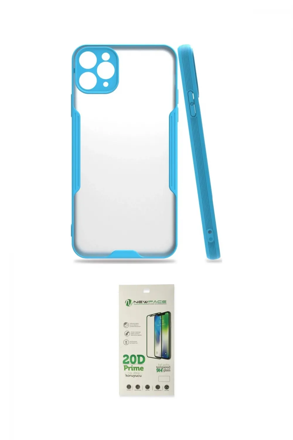 ieg™ iPhone 11 Pro Kılıf Atlas Asil Serisi - Siyah 20D Premium Cam Ekran Koruyucu