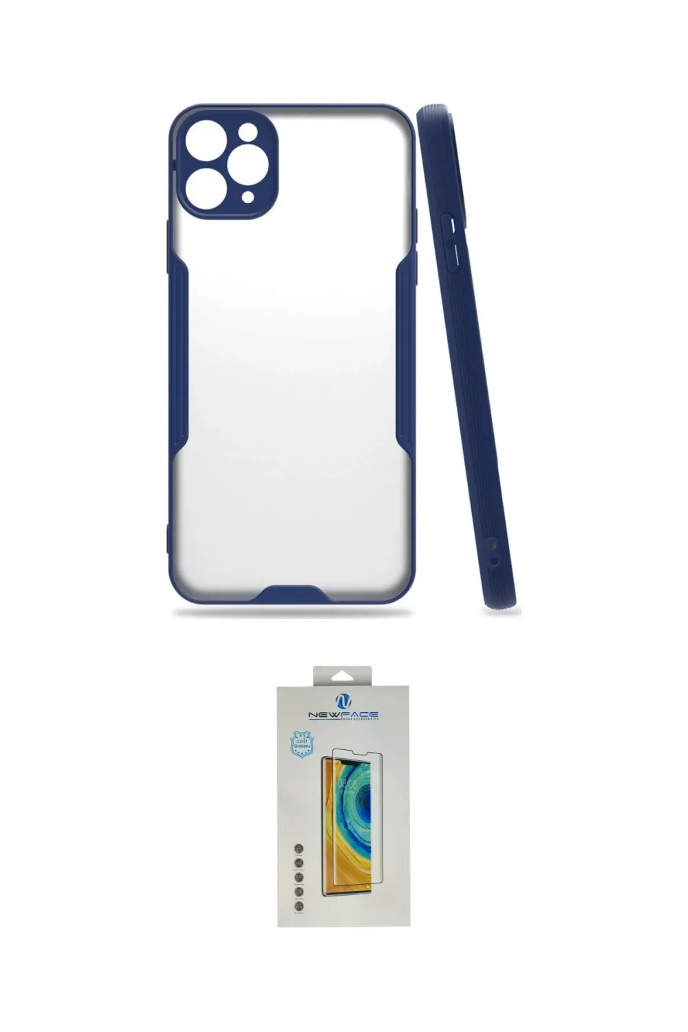 ieg™ iPhone 11 Pro Kılıf Atlas Asil Serisi - Siyah Polymer Nano Ekran Koruyucu