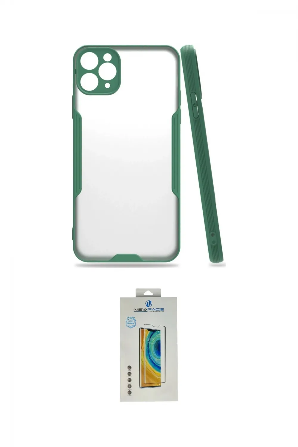 ieg™ iPhone 11 Pro Kılıf Atlas Asil Serisi - Siyah Polymer Nano Ekran Koruyucu