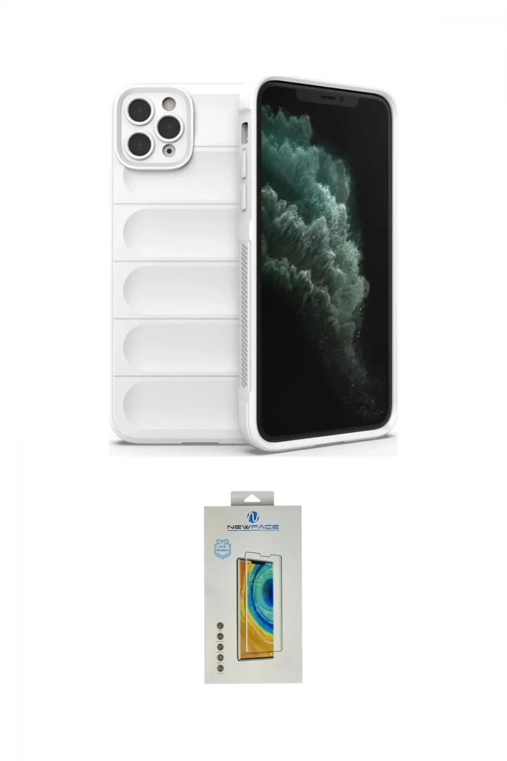 ieg™ iPhone 11 Pro Kılıf Atlas Koleksiyonu - Siyah Polymer Nano Ekran Koruyucu