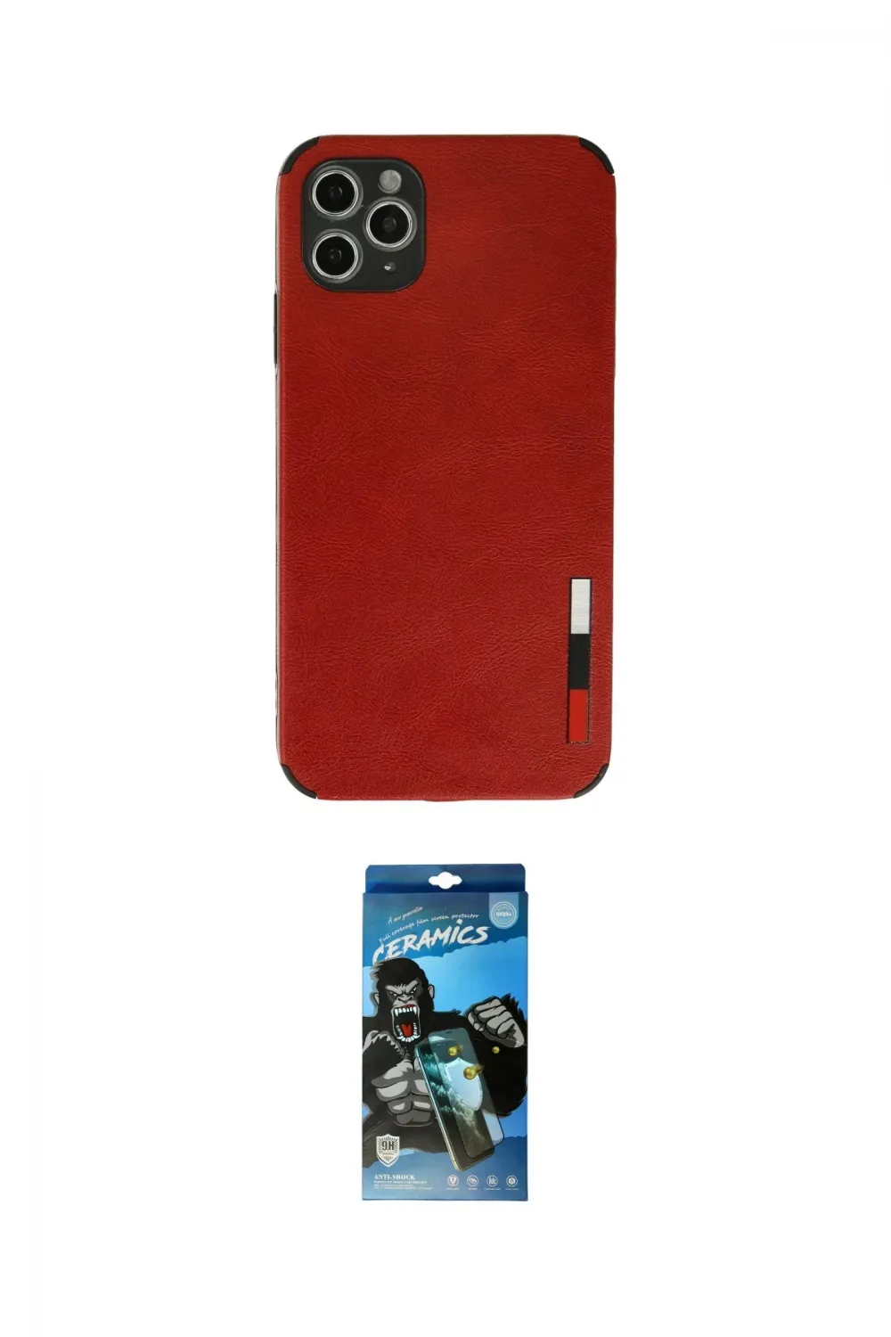 ieg™ iPhone 11 Pro Kılıf Doruk Asil Koleksiyonu - Siyah 34D Izgaralı Cam