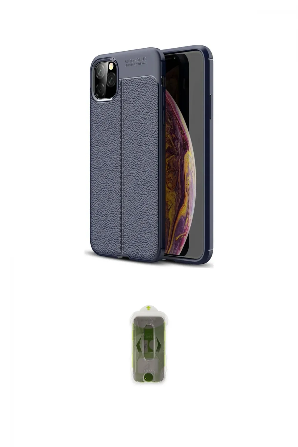 ieg™ iPhone 11 Pro Kılıf Doruk Klasik Özel Seri - Siyah Joko Magic 5D Hayalet Cam