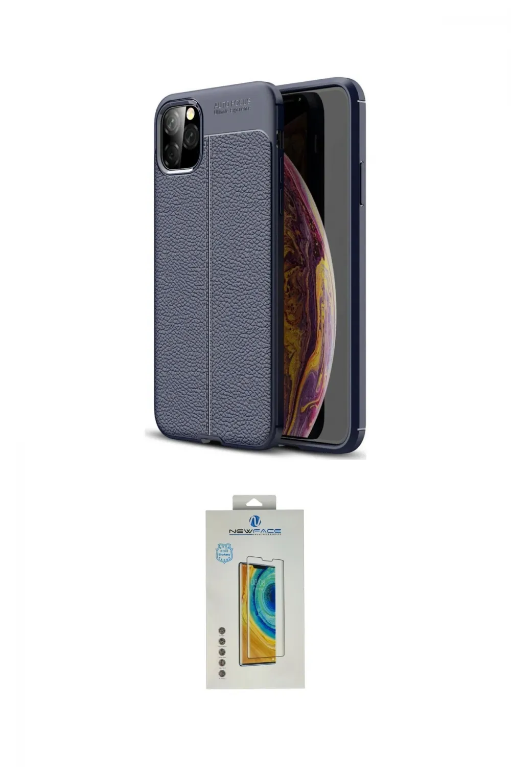 ieg™ iPhone 11 Pro Kılıf Doruk Klasik Özel Seri - Siyah Polymer Nano Ekran Koruyucu