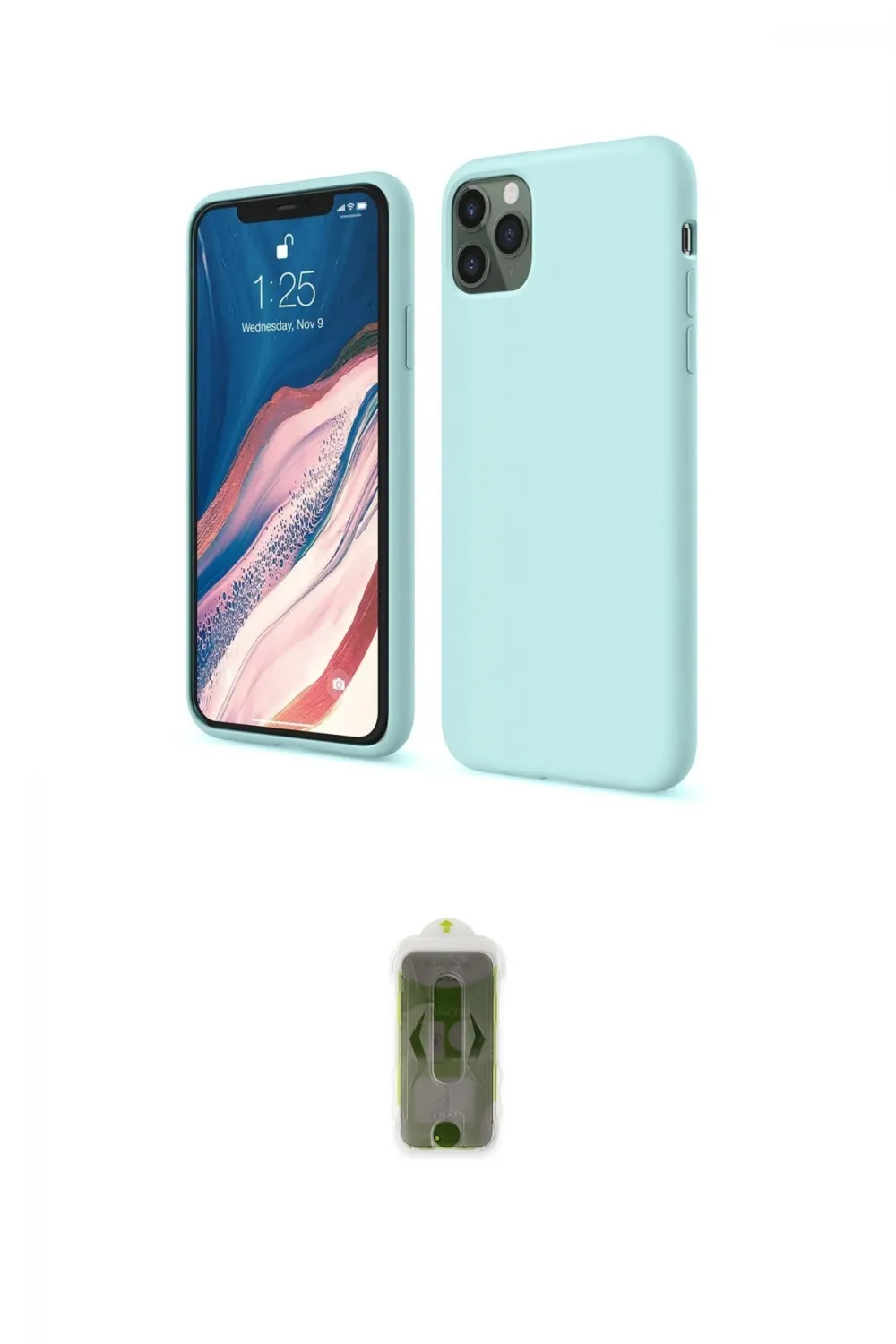 ieg™ iPhone 11 Pro Kılıf Kozmos Yansıma Özel Seri - Siyah Joko Magic 5D Hayalet Cam
