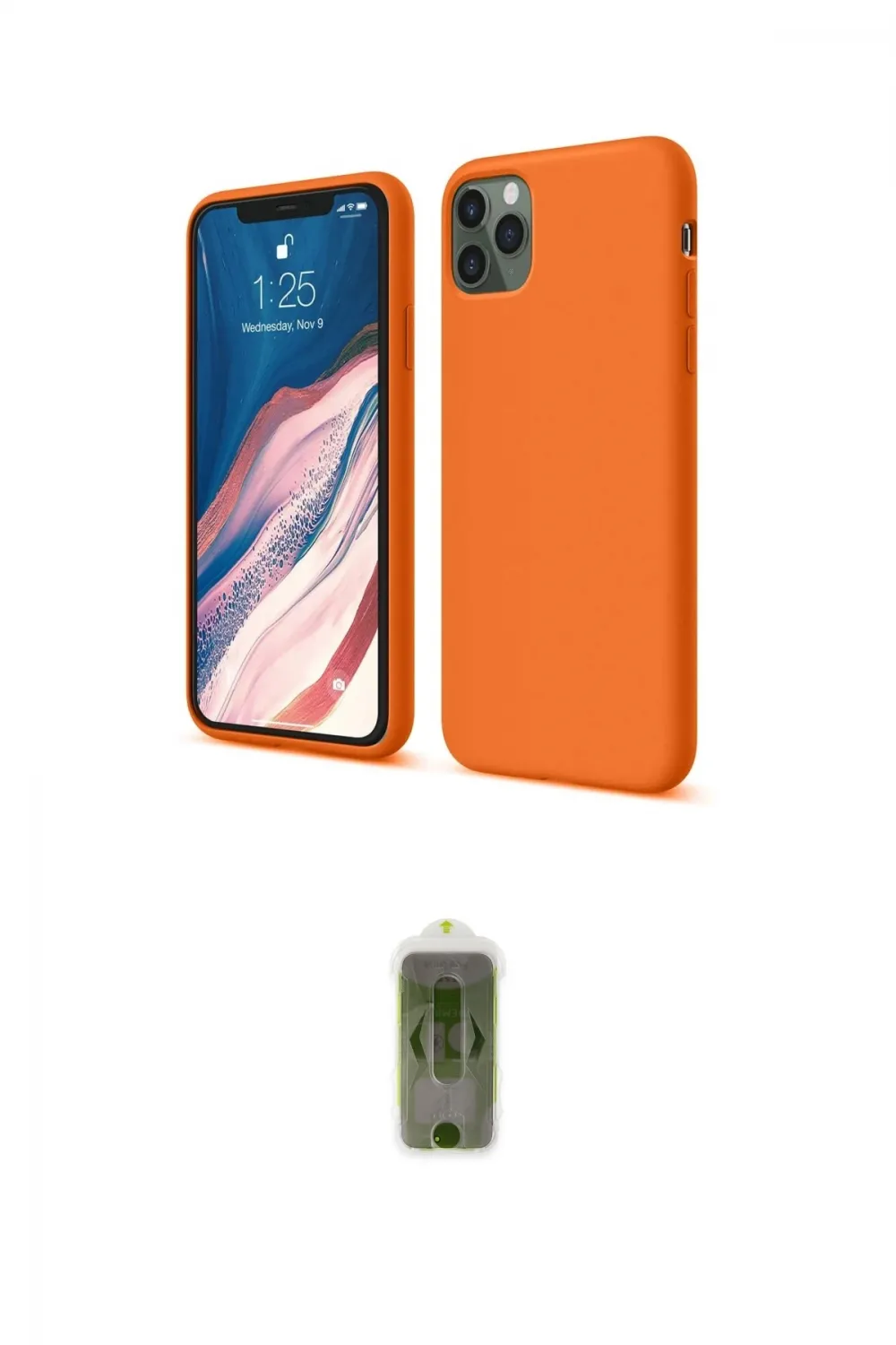 ieg™ iPhone 11 Pro Kılıf Kozmos Yansıma Özel Seri - Siyah Joko Magic 5D Hayalet Cam