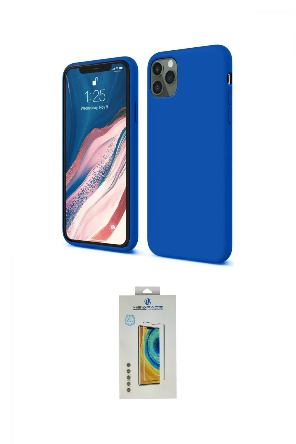 ieg™ iPhone 11 Pro Kılıf Kozmos Yansıma Özel Seri - Siyah Polymer Nano Ekran Koruyucu