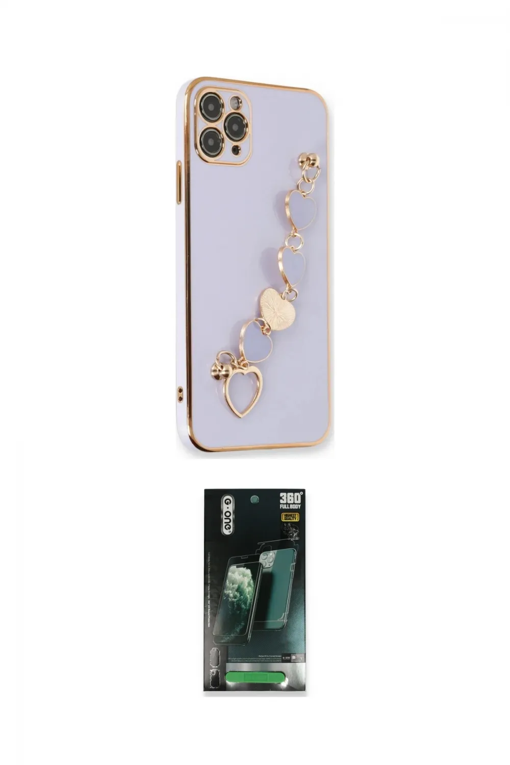 ieg™ iPhone 11 Pro Kılıf Nova Işık Prime - Şeffaf 360 Full Body Arka Koruyucu