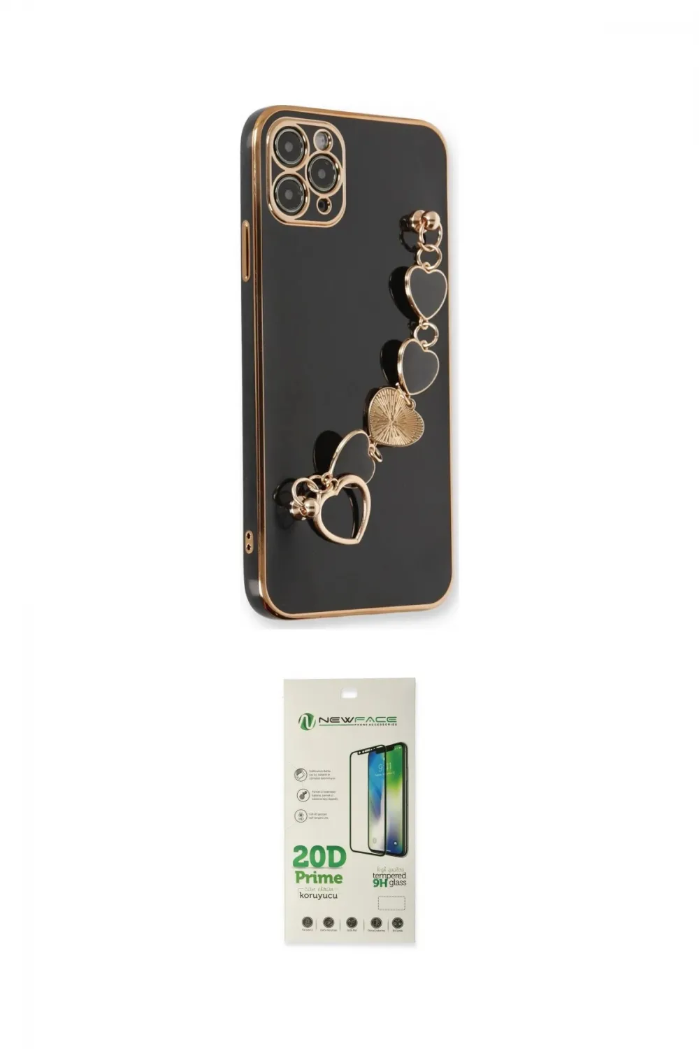 ieg™ iPhone 11 Pro Kılıf Nova Işık Prime - Siyah 20D Premium Cam Ekran Koruyucu