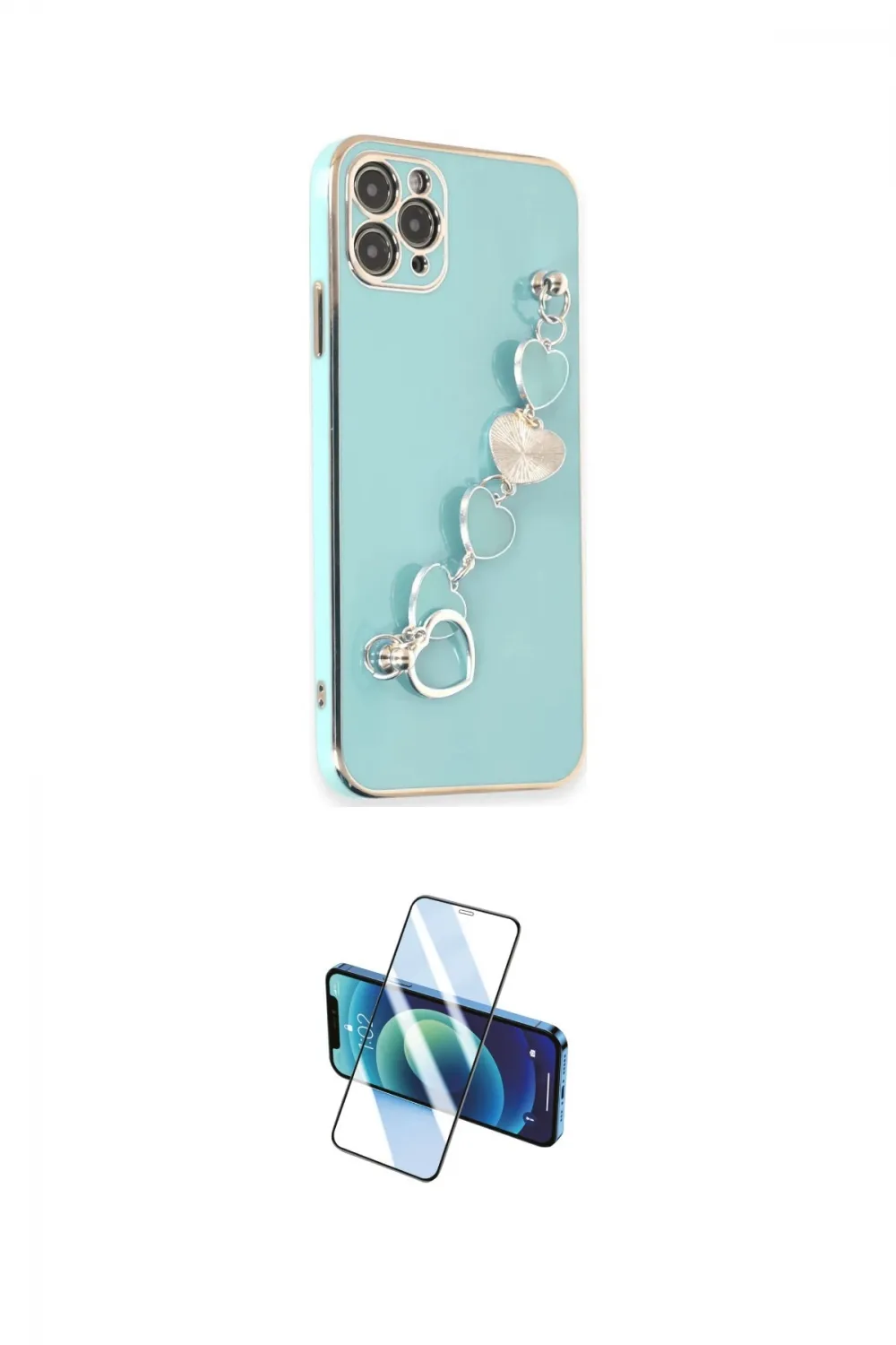 ieg™ iPhone 11 Pro Kılıf Nova Işık Prime - Siyah 3D Antistatik Cam Ekran Koruyucu