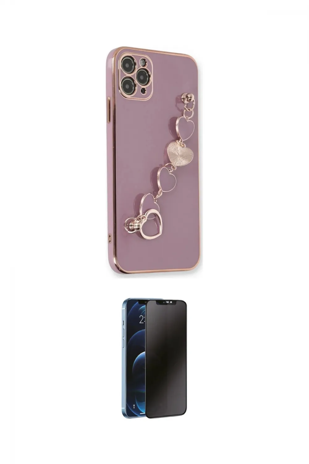 ieg™ iPhone 11 Pro Kılıf Nova Işık Prime - Siyah 3D Antistatik Hayalet Cam Ekran Koruyucu