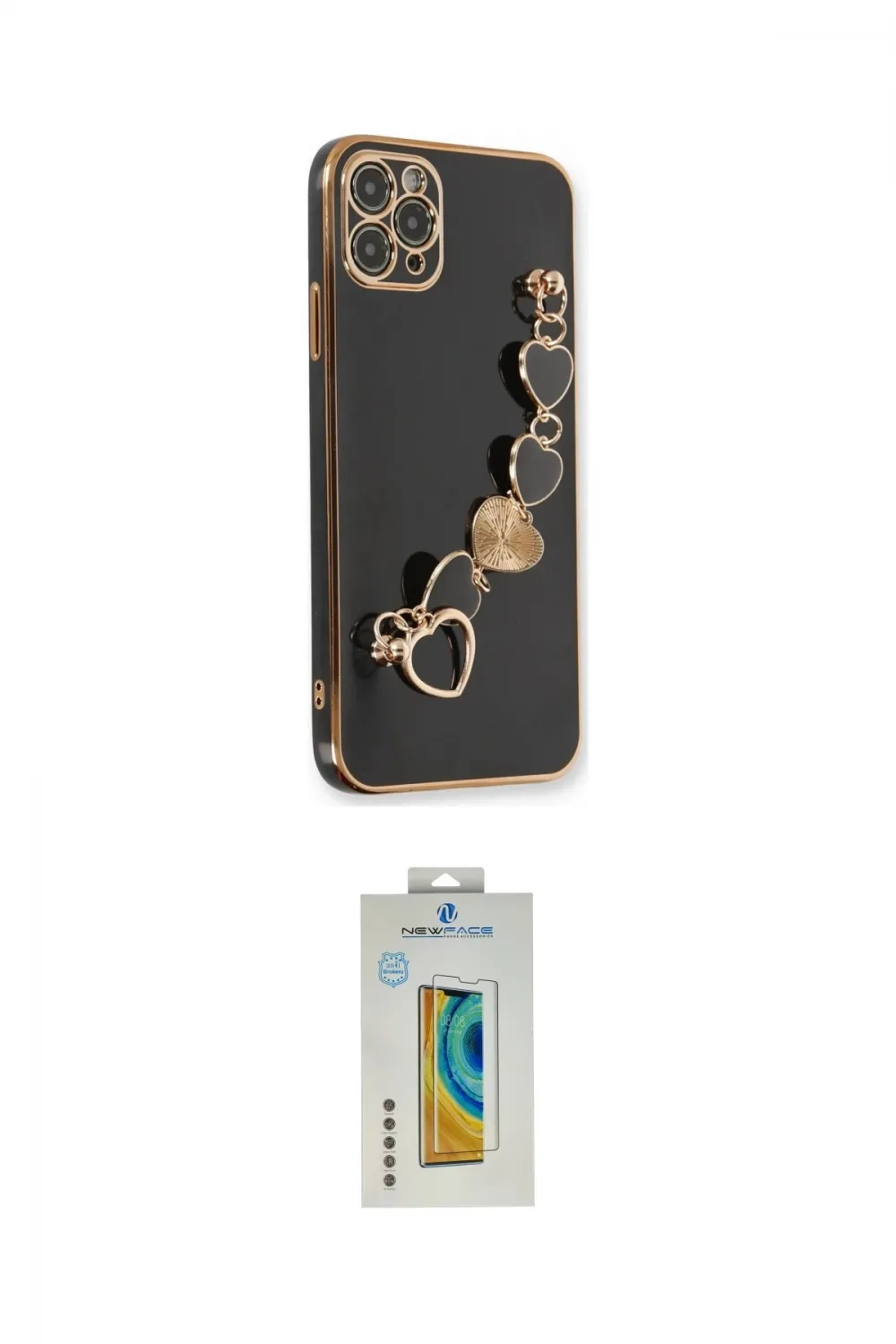 ieg™ iPhone 11 Pro Kılıf Nova Işık Prime - Siyah Polymer Nano Ekran Koruyucu