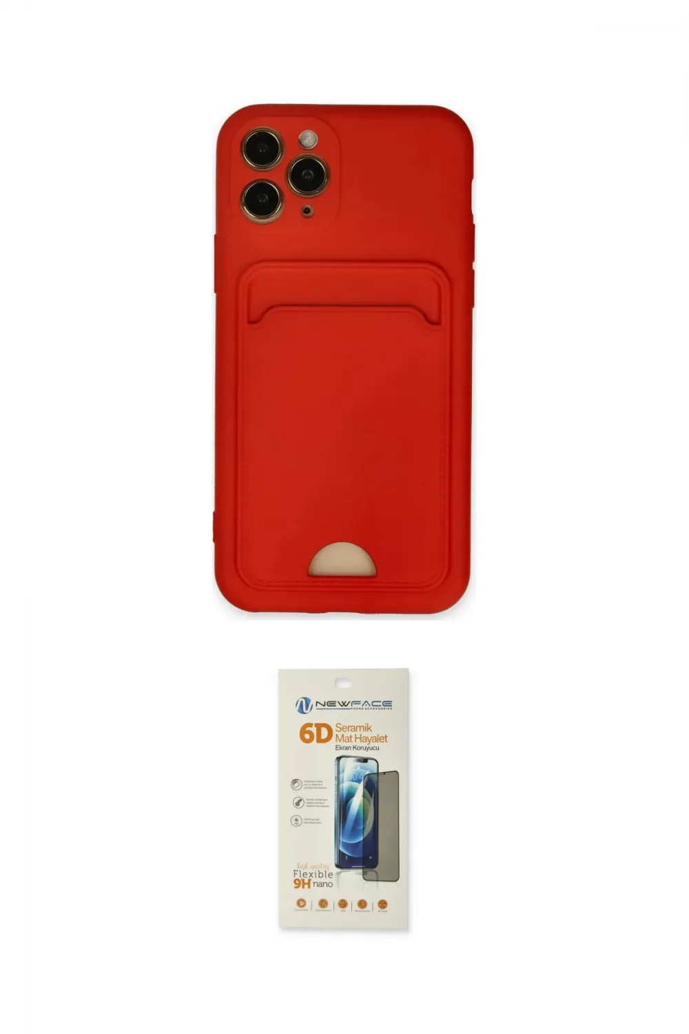 ieg™ iPhone 11 Pro Kılıf Vadi Çizgi Prime - Siyah 6D Mat Seramik Hayalet Nano Ekran Koruyucu