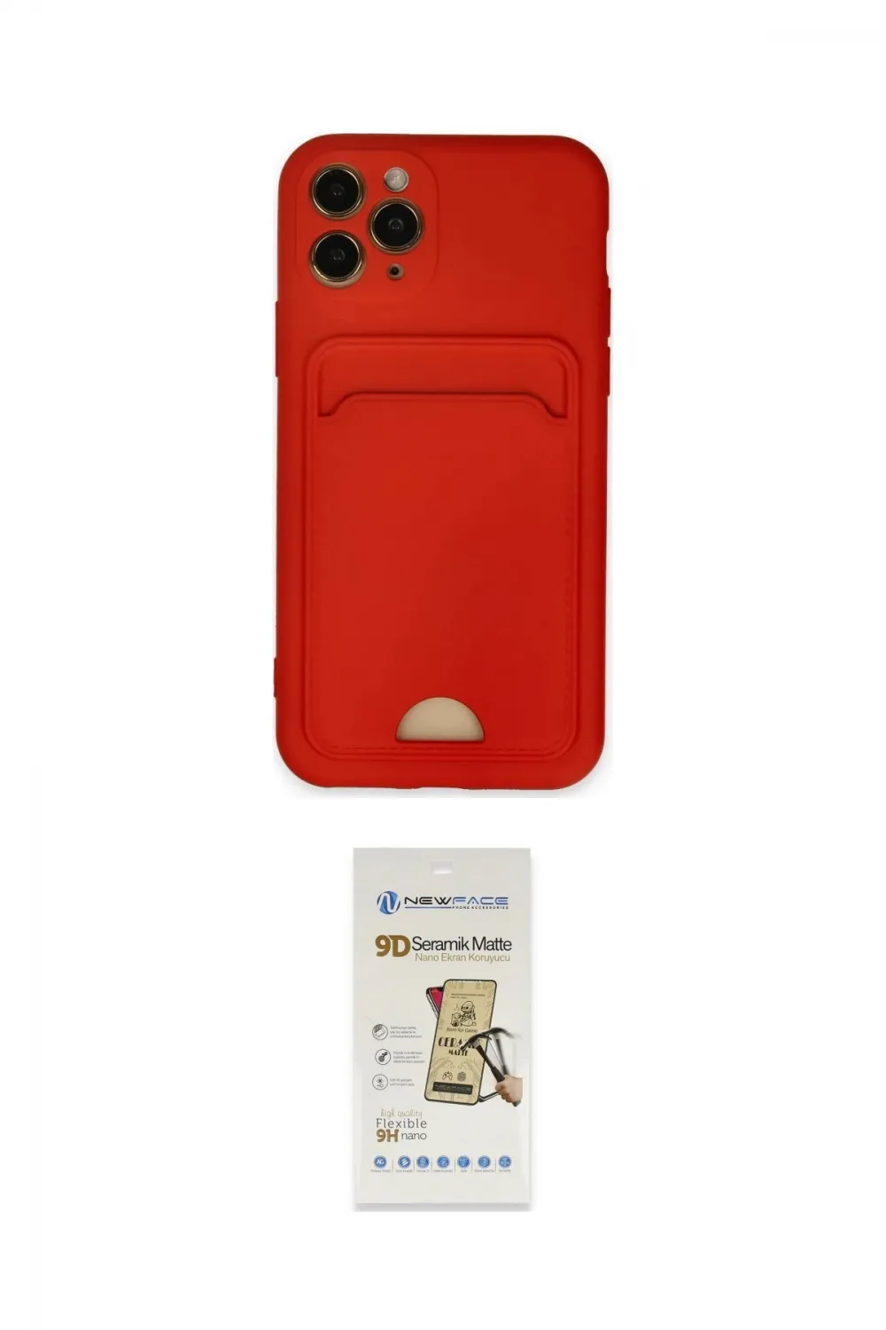 ieg™ iPhone 11 Pro Kılıf Vadi Çizgi Prime - Siyah Mat Seramik Nano Ekran Koruyucu