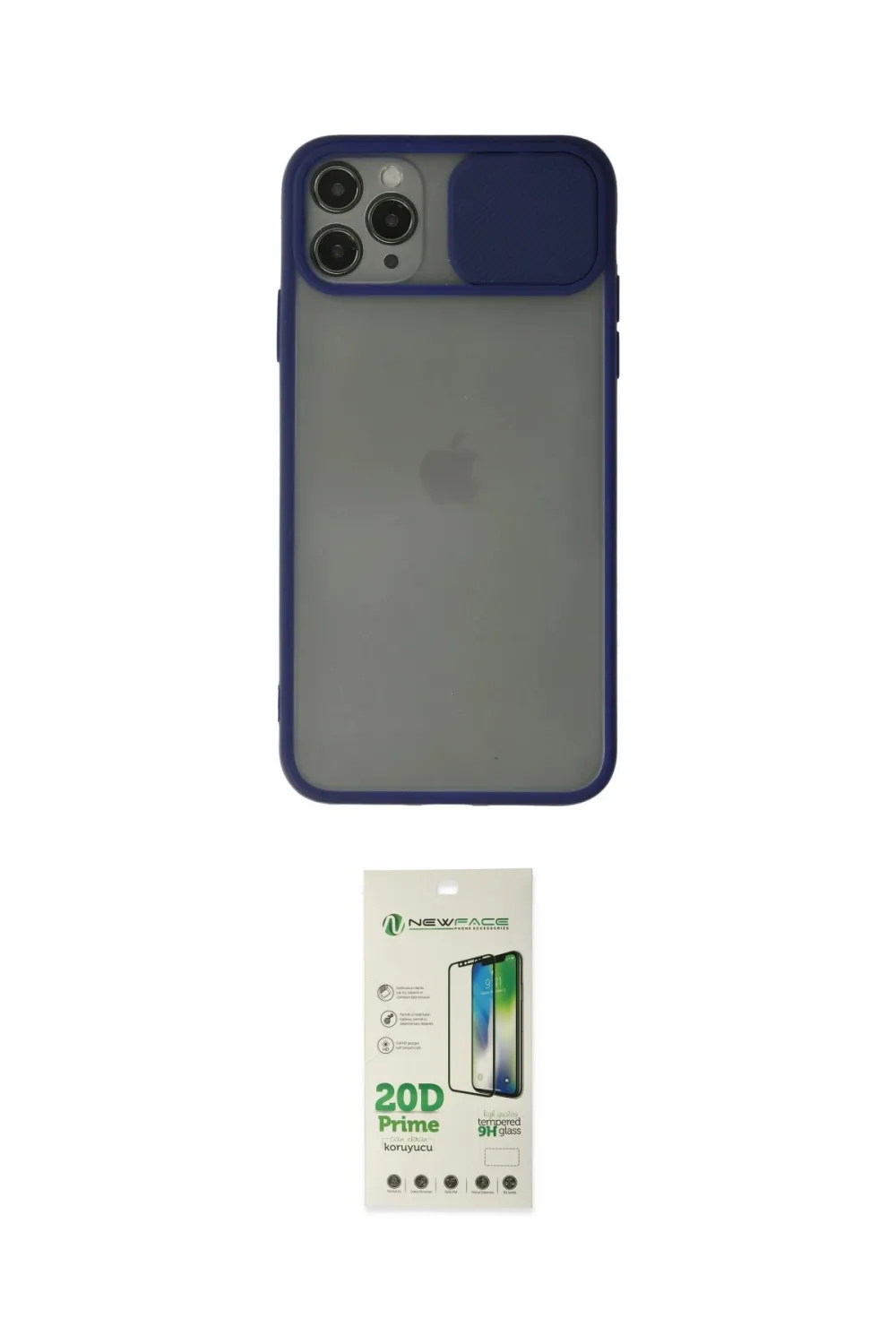 ieg™ iPhone 11 Pro Kılıf Vadi Çizgi - Siyah 20D Premium Cam Ekran Koruyucu