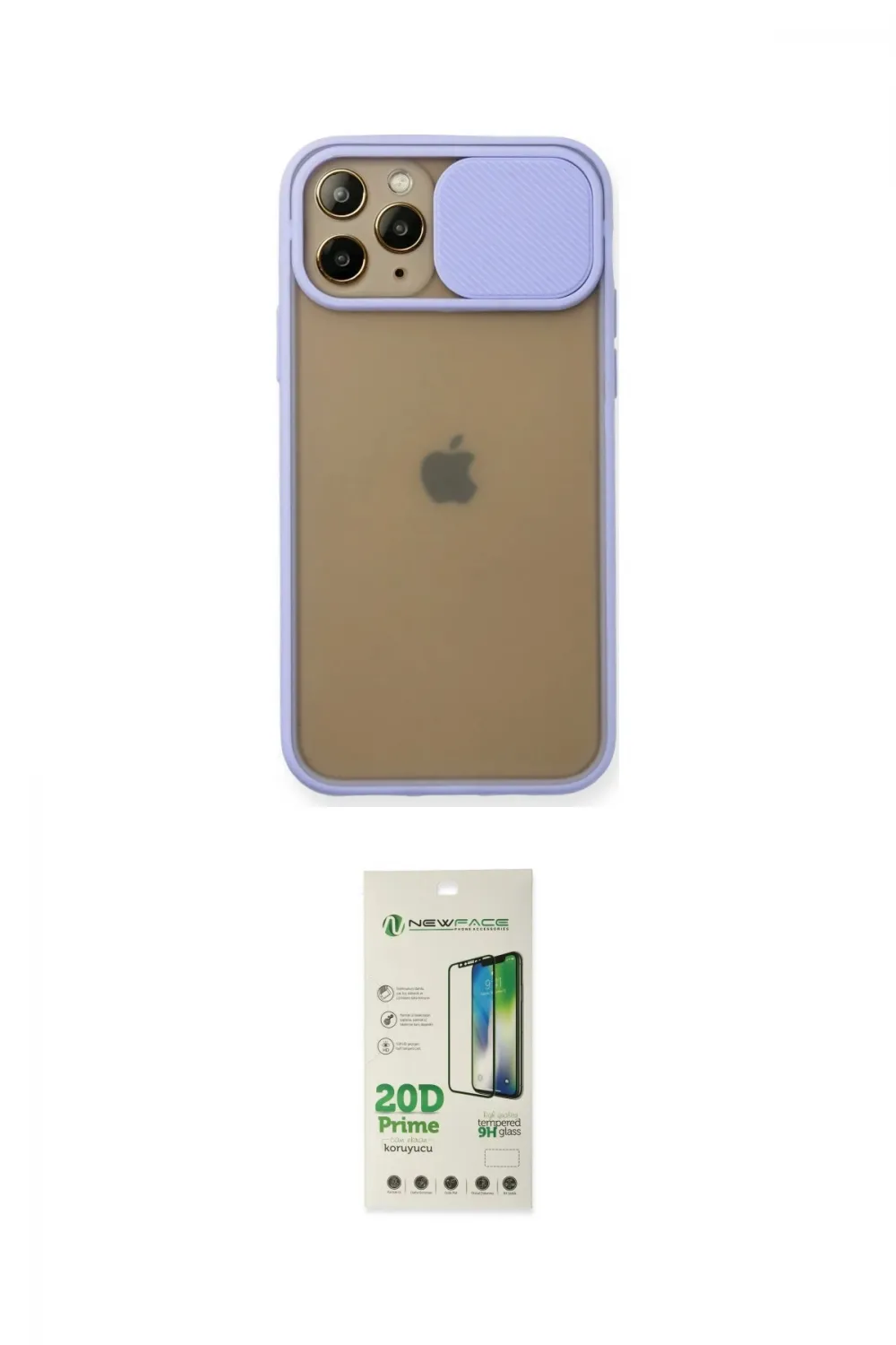 ieg™ iPhone 11 Pro Kılıf Vadi Çizgi - Siyah 20D Premium Cam Ekran Koruyucu