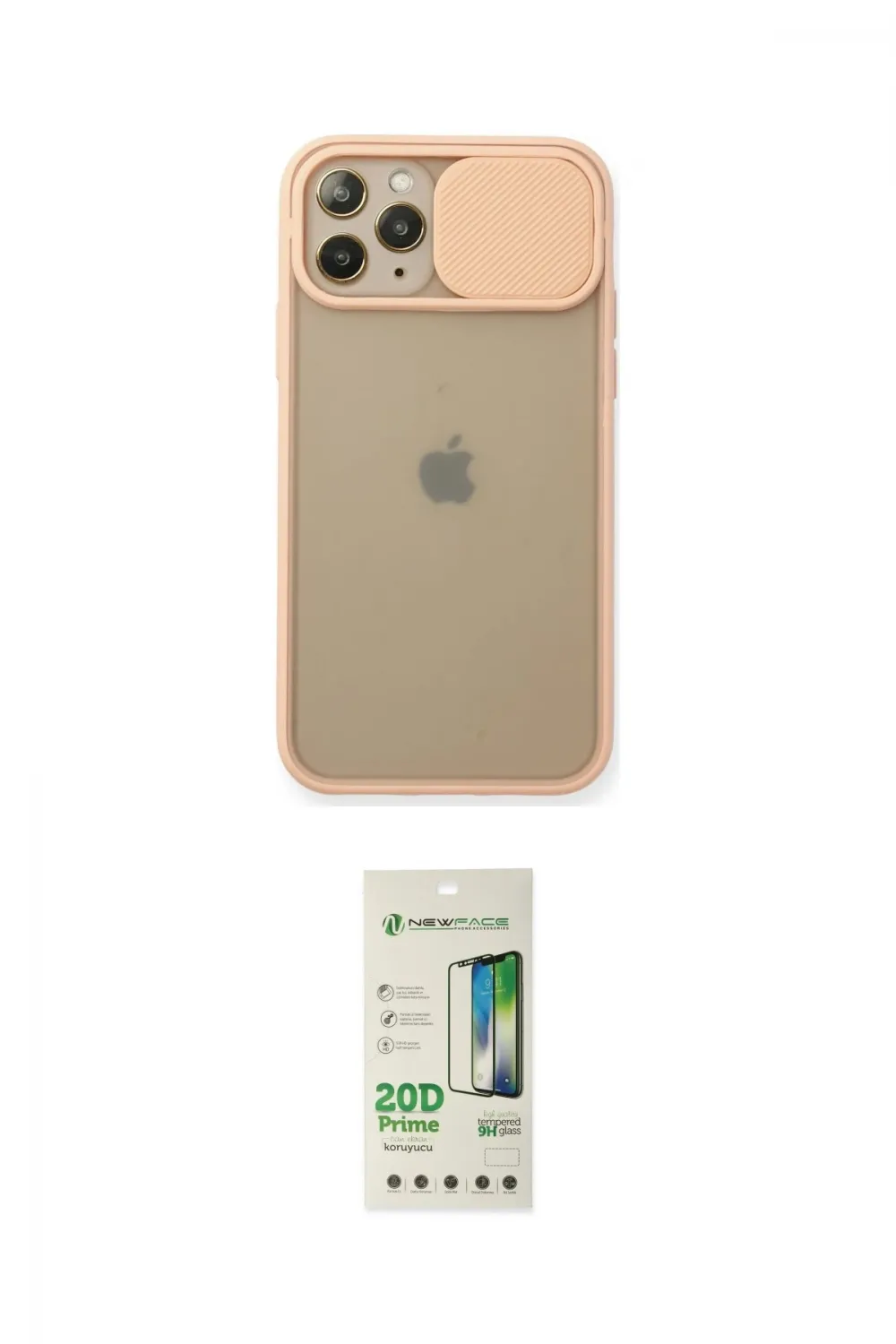 ieg™ iPhone 11 Pro Kılıf Vadi Çizgi - Siyah 20D Premium Cam Ekran Koruyucu