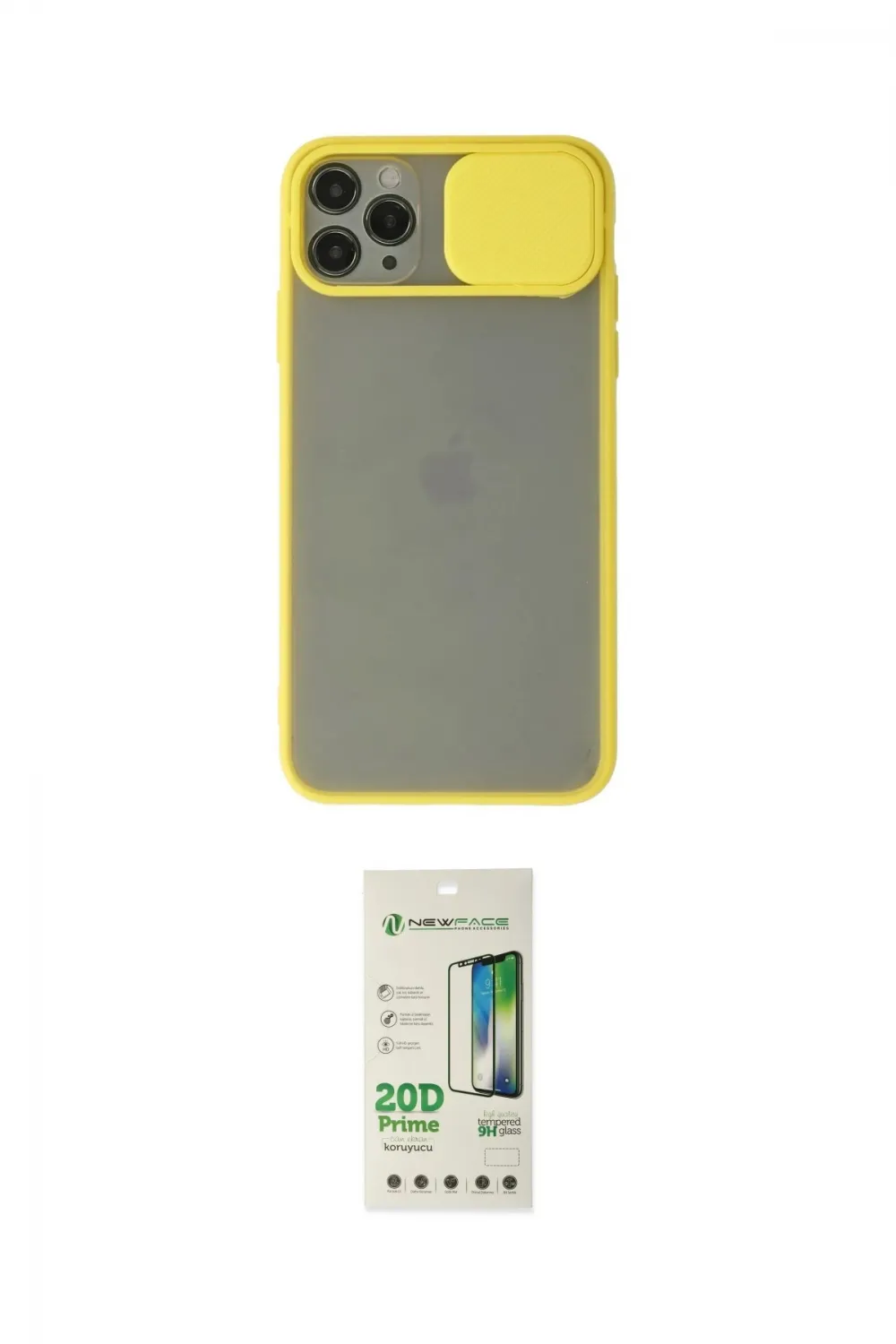 ieg™ iPhone 11 Pro Kılıf Vadi Çizgi - Siyah 20D Premium Cam Ekran Koruyucu