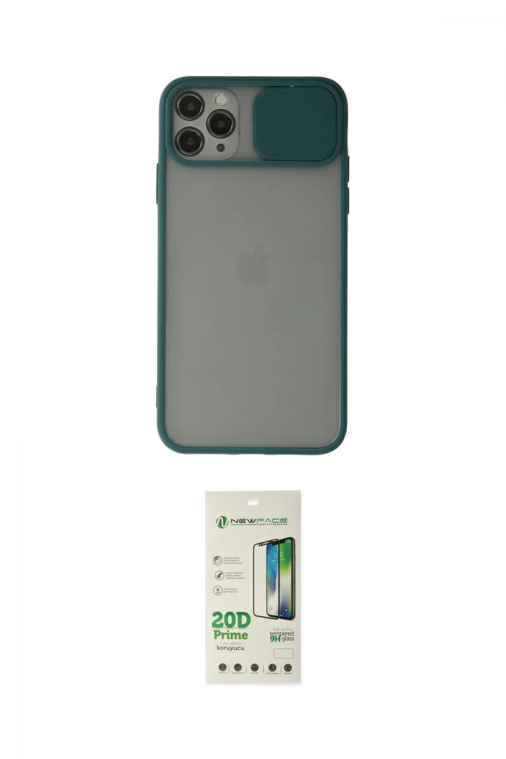 ieg™ iPhone 11 Pro Kılıf Vadi Çizgi - Siyah 20D Premium Cam Ekran Koruyucu