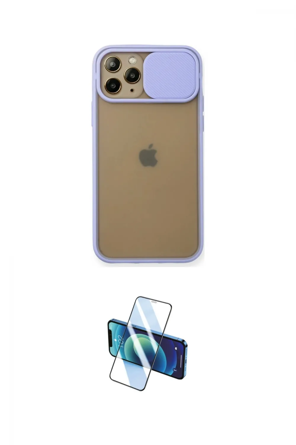 ieg™ iPhone 11 Pro Kılıf Vadi Çizgi - Siyah 3D Antistatik Seramik Nano Ekran Koruyucu
