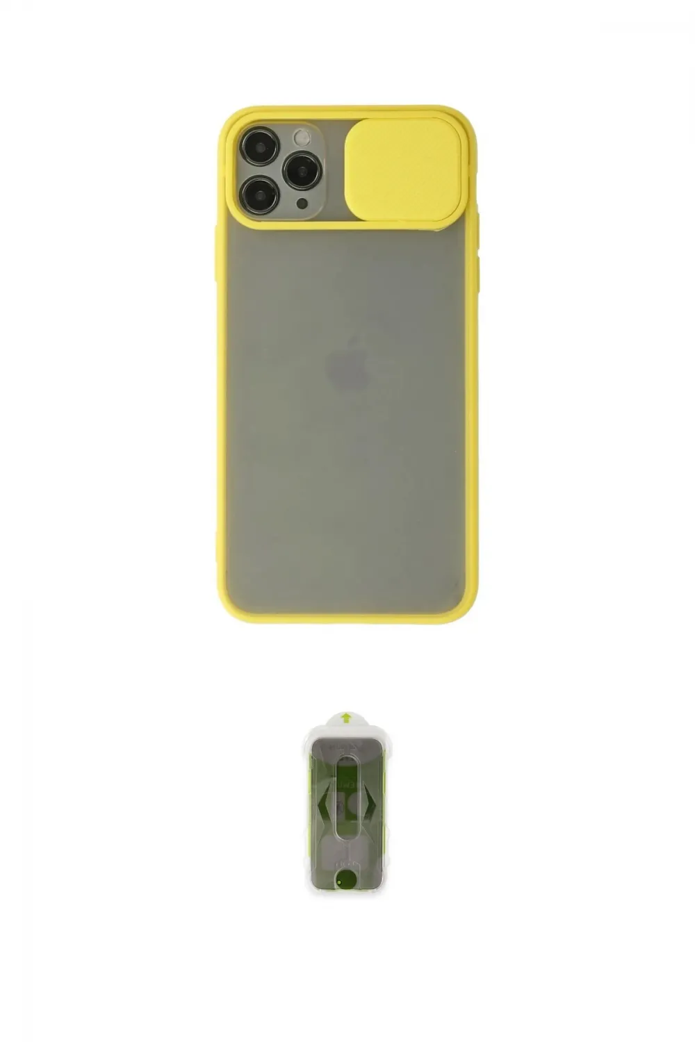 ieg™ iPhone 11 Pro Kılıf Vadi Çizgi - Siyah Joko Magic 5D Hayalet Cam