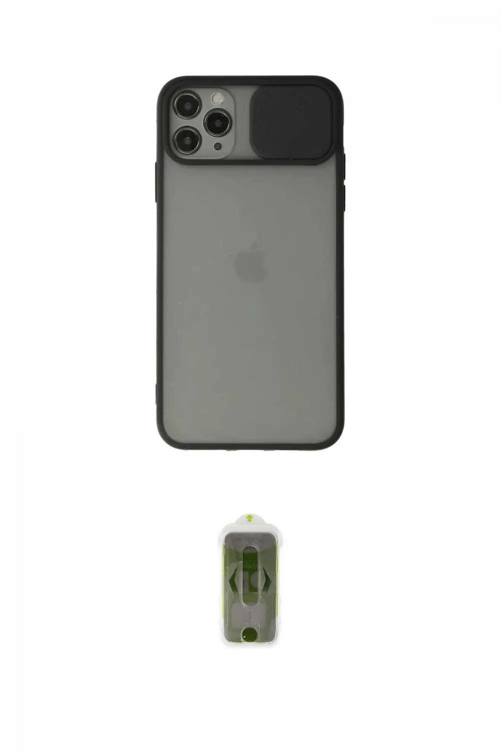 ieg™ iPhone 11 Pro Kılıf Vadi Çizgi - Siyah Joko Magic 5D Hayalet Cam