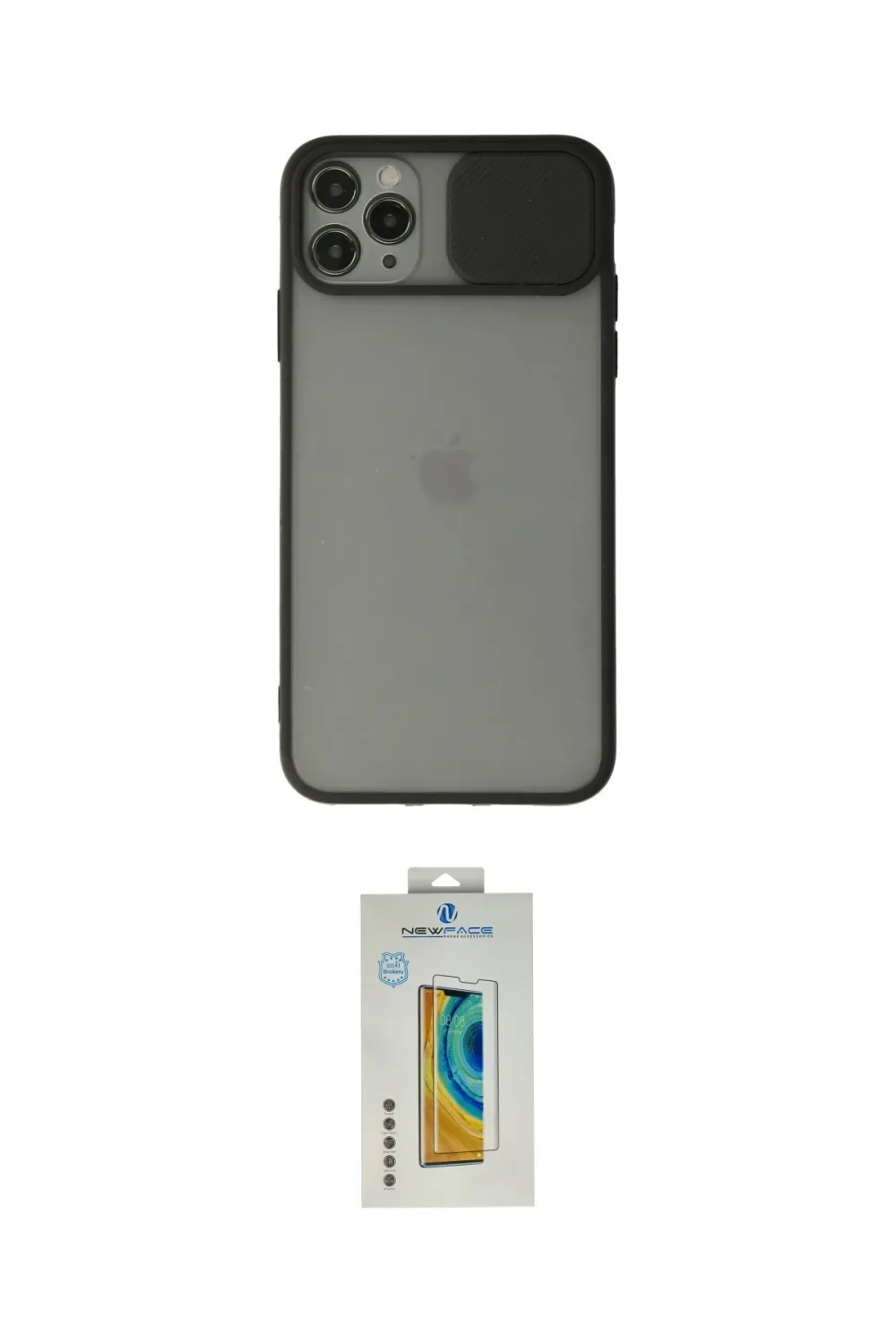 ieg™ iPhone 11 Pro Kılıf Vadi Çizgi - Siyah Polymer Nano Ekran Koruyucu