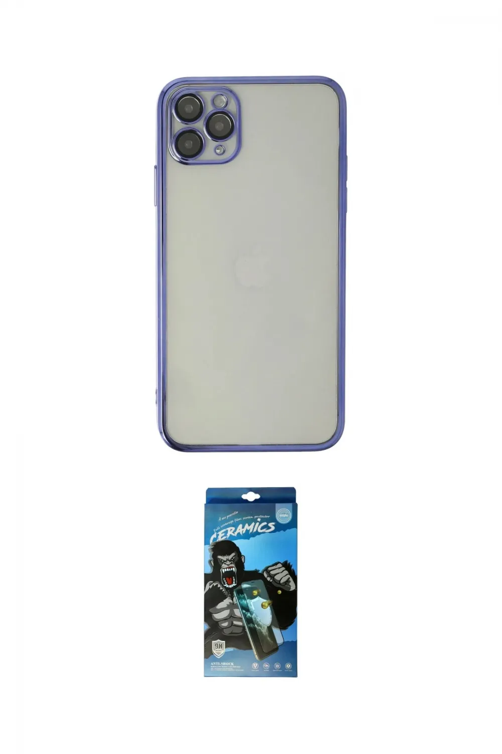 ieg™ iPhone 11 Pro Kılıf Vadi Minimal - Siyah 34D Izgaralı Cam
