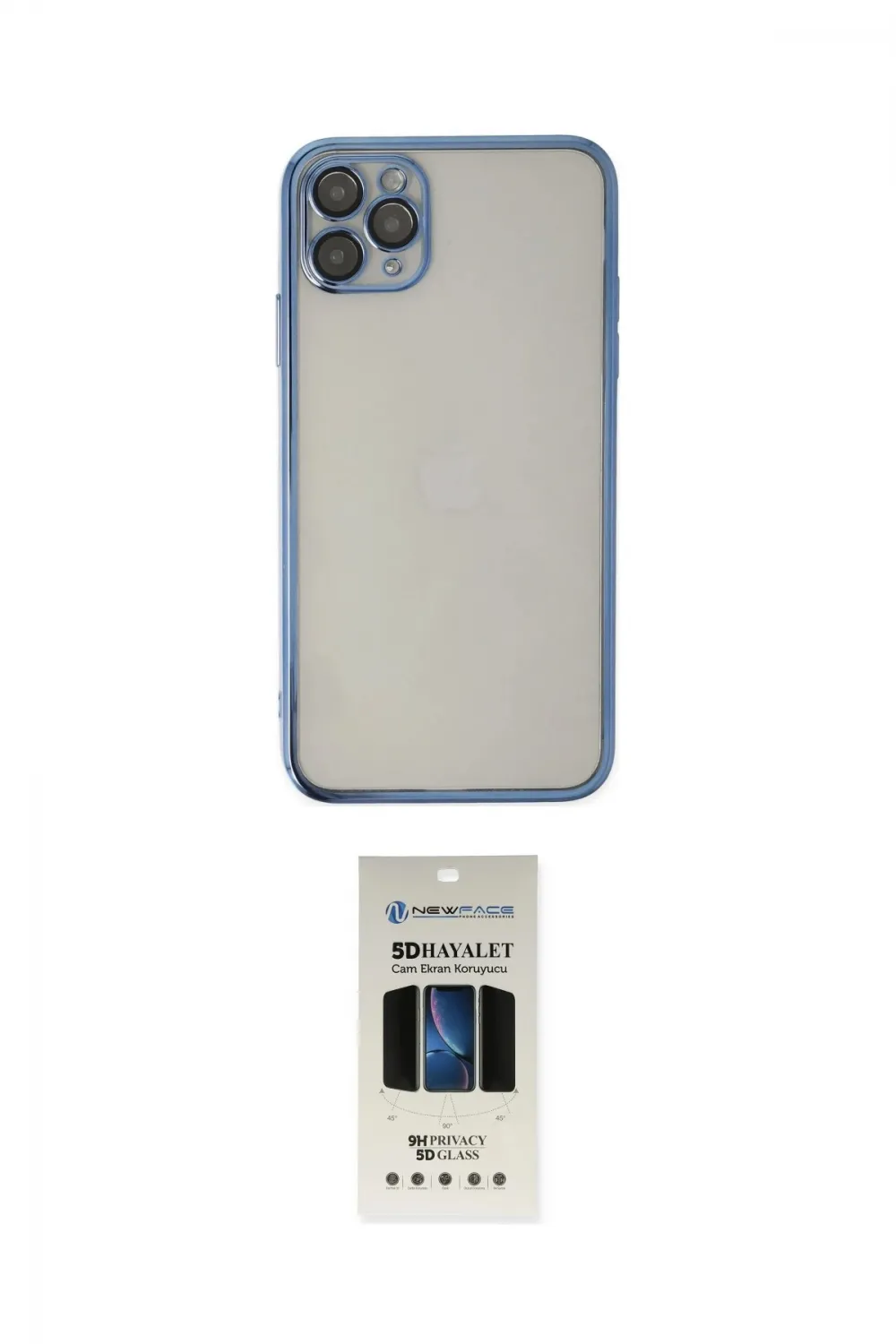 ieg™ iPhone 11 Pro Kılıf Vadi Minimal - Siyah 5D Hayalet Cam Ekran Koruyucu