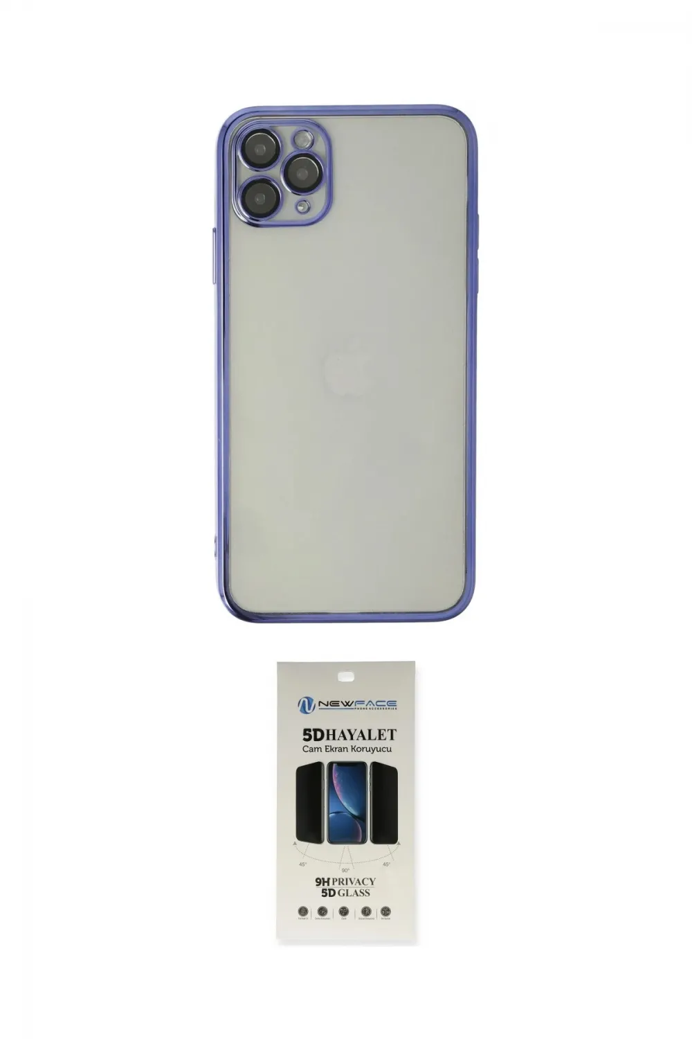 ieg™ iPhone 11 Pro Kılıf Vadi Minimal - Siyah 5D Hayalet Cam Ekran Koruyucu