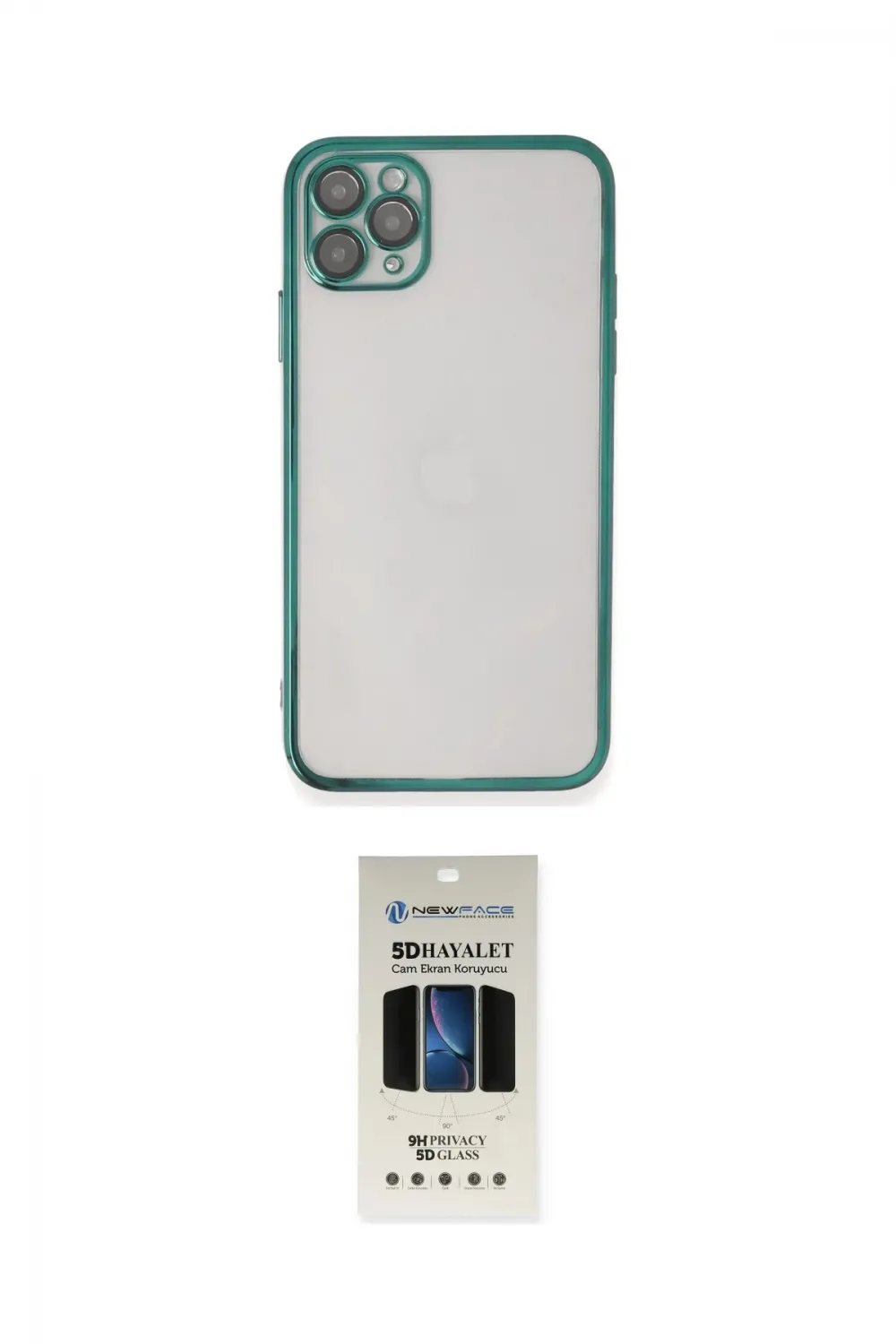 ieg™ iPhone 11 Pro Kılıf Vadi Minimal - Siyah 5D Hayalet Cam Ekran Koruyucu
