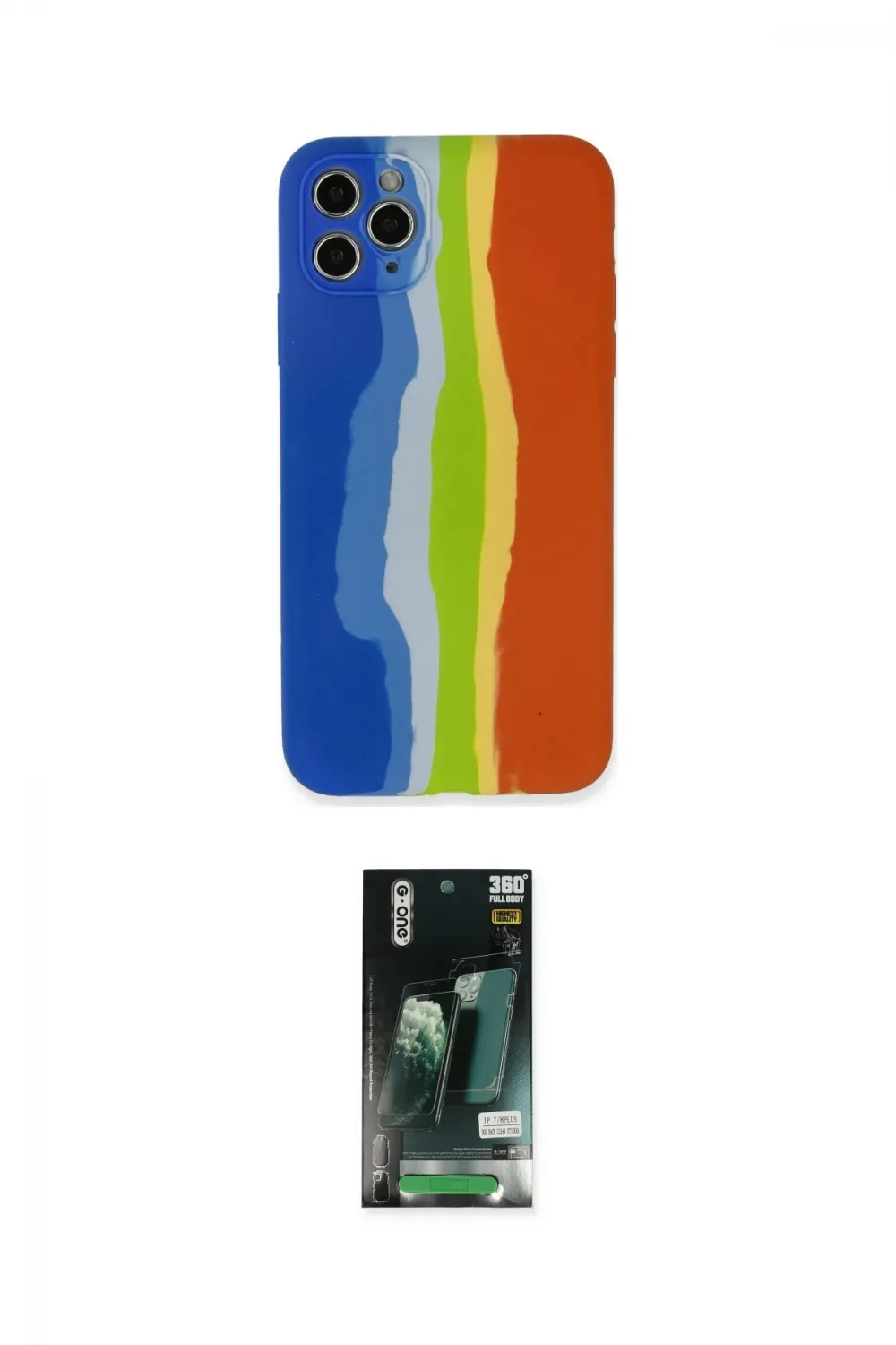 ieg™ iPhone 11 Pro Kılıf Yadigar Çizgi - Siyah 360 Mat Full Body Arka Koruyucu