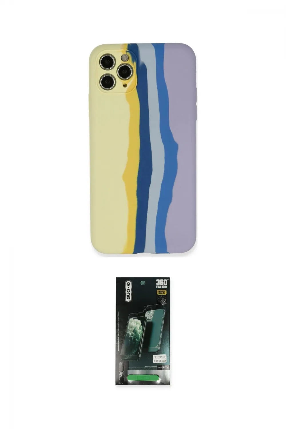 ieg™ iPhone 11 Pro Kılıf Yadigar Çizgi - Siyah 360 Mat Full Body Arka Koruyucu